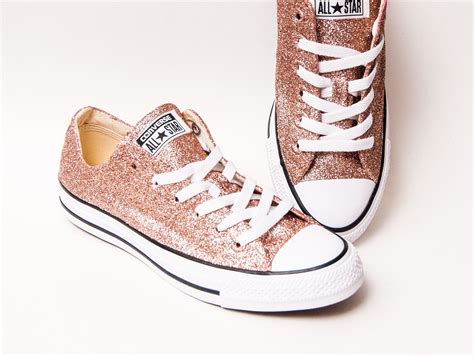 Women's Rose Gold Designer Sneakers 